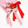 Hair Ribbon Bow Clips for Women Girls-4PCS Tassel Ribbon Bowknot With Long Tail,Silky Satin Hair Bows Hair Clips,Bowknot Aesthetic Hair Accessories For Toddlers Teens Kids