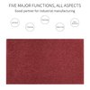 Red Scuff Pads - 6Pcs Scouring Pad 7447 - Very Fine Grade Hand Pads General Purpose Sanding Hand Pads 200 x 125mm/8" x 5"