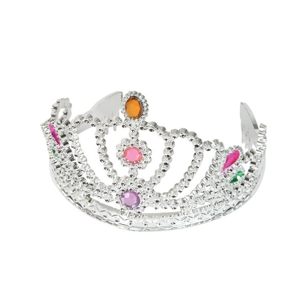 Rhode Island Novelty Pr COTIARH Rhinestone Tiara Pncess Crowns (12), Multi-Colored Pack
