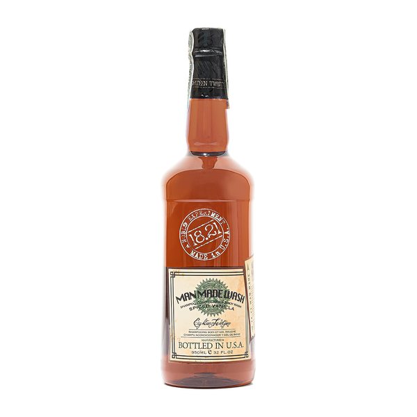18.21 Man Made Original Spiced Vanilla 3-in-1 Body Wash, Shampoo, & Conditioner for Men, All Hair & Skin Types, Strengthens and Moisturizes in a Manly Aroma, 32oz