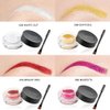 8-color waterproof multifunctional eyebrow cream and eyeliner cream, suitable for various makeup combinations (8 colors)