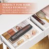 Suafrnut Professional Hot Hair Tools Organizer Bag Portable Travel Heat Resistant Storage Case Pouch for Curling Iron, Flat Irons, Hair Straightener and Hair Styling Tools(17.7" x 3.2"x 3.2")