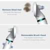 KUUBIA Pet Hair Dryer for Small and Medium-Sized Dogs and Cats | 2-in-1 Dog Hair Dryer with Self Cleaning Slicker Brush | Dog Blow Dryer | 300 Watts, Portable, Adjustable Temperature