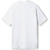 TSLA UPF 50+ Youth Kids Rash Guard Short Sleeve, UV/SPF Surf Swim Shirt, Aqua Water Swimsuit Top, Vacation White, 10