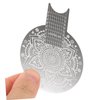 NOLITOY 3pcs Nail Stamper Nail Stamping Plates Nail Stamps for Nail Art Nails Stamper Nail Arttemplates Stamping Plates for Nails Nail Stencil Multifunction Manicure Tools Stainless Steel