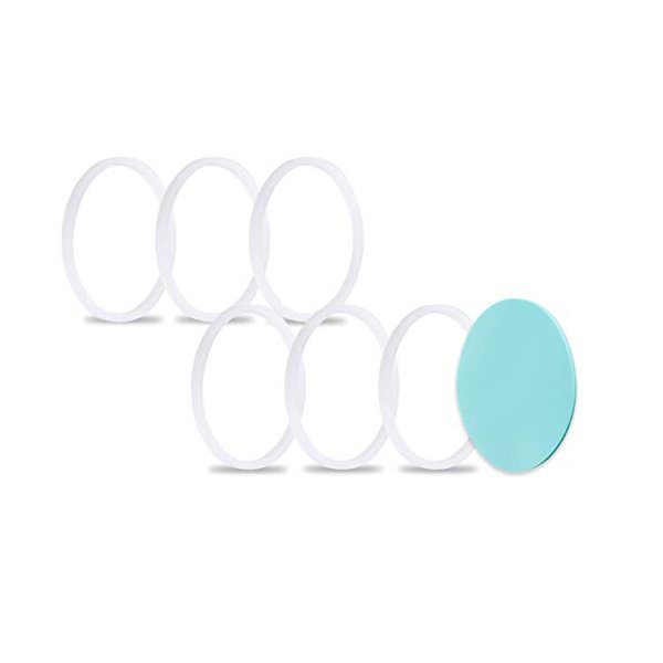 Greant 6 PCS Replacement O Ring for Hydroflask Lid, Rubber Seal fits Hydro Flask Wide Mouth Coffee Lid, 2 inch Flip Lid Gasket for Hydroflask Lid