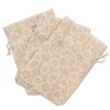 20 Burlap Beige Lace White 9" x 6" Party Favor Gift Bags