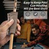 Adhafera Pool Table Brush Set with 3 Tools, Brushes Made of Pure Solid Wood and Nylon Bristle, Pool Table Accessories for Pool Table