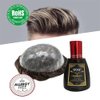 UOG Toupee Adhesive Glue. Allergy-Free, Waterproof, 2-3 Layers (Thin Coatings), 3 (Triple) Times Usage, Around 15-20 Minutes Installation, Strong Hold, Poly and PU Base Toupee, Hairpiece Adhesive.
