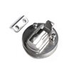Mxeol Marine Slam Latch Boat Flush Pull Latch 2" Stainless Steel Hatch Latch Round Pull