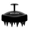 BEILAEEA Scalp Massager Shampoo Brush Hair Scalp Scrubber,Silicone Scalp Brush for Hair Growth & Dandruff Removal,Hair Shampoo Brush for Scalp Exfoliator(Black)