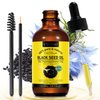 Black Seed Oil - 100% Virgin Cold Pressed Premium Black Seed Oil, Omega 3 6 9 Antioxidant, Immune Boost, Joints, Skin & Hair, Glass Bottle 2.02 fl oz