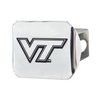 FANMATS 15106 Virginia Tech Hokies Chrome Metal Hitch Cover with Chrome Metal 3D Emblem