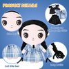 BAOWEI Plush Toy Doll Set with 3 Dress-Up Outfits,10 Inch Soft Plush Stuffed Halloween Monster Doll with Dresses,Birthday Gift DIY Toys for Girl,Boys,Kids and Fans