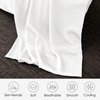 WLOSJ 100% Silk Pillow Cases 2 Pack Queen Size Mulberry Silk Pillowcase for Hair and Skin Set of 2 Highest Grade 6A Silk Soft Breathable Cooling with Hidden Zipper, White