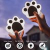 4Pack Paw Print Solar Lights Color Changing Solar Paw Print Lights Outdoor Waterproof, Dog Paw Solar Ground Lights Garden Lawn Landscape Path Lights Dog Print Cat Bear Paw Animal Footprint Yard Lights