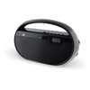 GPX, Inc. R602B Portable AM/FM Radio with Digital Clock and Line Input (Black)