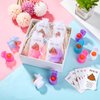 HyDren 24 Sets Funny Positive Poo Gifts Mini Gag Toilet Toys Support Cards with Bags for Christmas Employees Appreciation Party Favors White Elephant Gifts Adults Stress Relief Poop Bulk