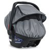 Britax B-Covered All-Weather Infant Car Seat Cover - UPF 50 - Waterproof - Ventilated Mesh Window for Insect Protection , 16x17x25 Inch (Pack of 1)