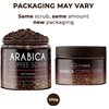 O Naturals Organic Coffee Arabica Women & Mens body scrub, Natural Dead Sea Salt Scrub, Moisturizing Leg, Hand Scrub & Face Scrub, Natural Body Polish, 8.45oz