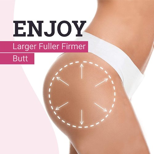 Butt & Thigh Lifting Cream, Hot Bum Bum Cream to Firm, Tighten, & Hydrate, with Coconut & Avocado Oils, Skin Tightening & Cellulite Massage Cream for Women 4.23 fl oz