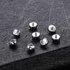 Xpircn 14G Titanium Dermal Anchor Tops Clear CZ Micro Dermal Piercing Jewelry 3mm 4mm 5mm Round Top 8PCS (5mm)