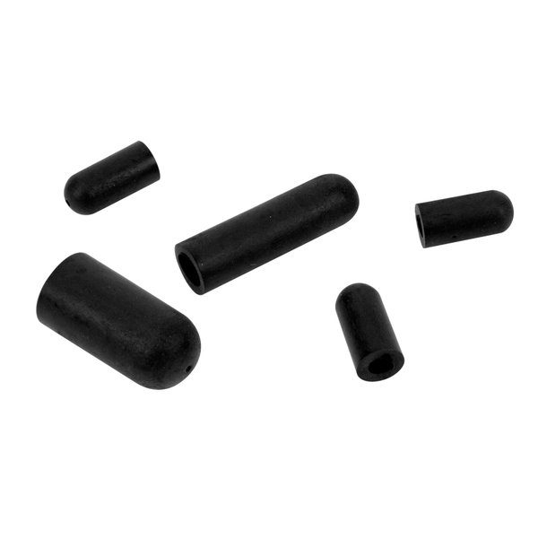 Performance Tool W5232 Vacuum Cap Assortment (80 Piece) , Black