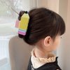 Back To School Hair Claw Clips for Women Girls Teacher Appreciation Hair Clips Yellow Pencil Claw Clips for Thick Thin Hair Strong Hold Claw Clips Fun Hair Accessories 1 PCS