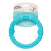 Messy Mutts Totally Pooched Chew n' Tug Ring | Durable TPR Dog Toy | Made for Tough Chewers | Tough Fetch Ring for Dogs | 6.5” | Teal