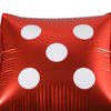 5Pcs Cube Dice Foil Balloons, Red Square Shaped Balloons Aluminum Foil Balloons for Las Vegas Party, Theme Night Birthday Party Decoration Supplies
