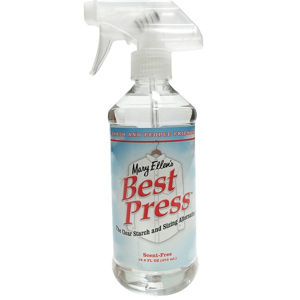 Mary Ellen Products Clear Sizing Alternative Starch, 16.9 Fl Oz (Pack of 1), Scent Free, 16