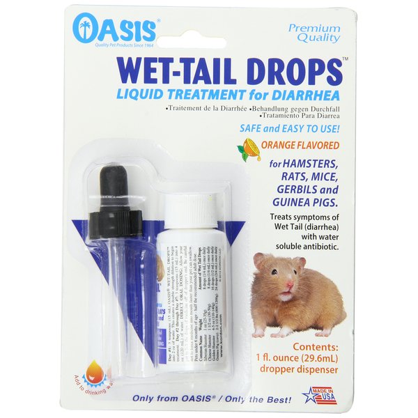 Kordon Oasis #80064 Wet Tail Drops- Liquid Treatment for Diarrhea, 1-Ounce