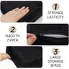 Beauty Salon Eyelash Extension Neck Pillow - Comfortable Velvet Beauty Memory Foam Pillow,Eyelash Pillow Grafted Eyelash Curve Pillow with Makeup Pocket to Protect Neck(Black)