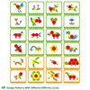 300 PCS Wooden Pattern Blocks Set for Kids with 24 Double-Sided Design Cards(48 Patterns) and Storage Bag in Gift Box,Fun Montessori Learning Toys