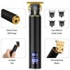 𝑵𝒆𝒘 𝑼𝒑𝒈𝒓𝒂𝒅𝒆𝒅 Hair Clippers for Mens Hair Trimmer T-Blade Trimmer Professional Haircut & Grooming Kit Rechargeable Clippers Hair Trimmer Shaver LCD Display (Black)