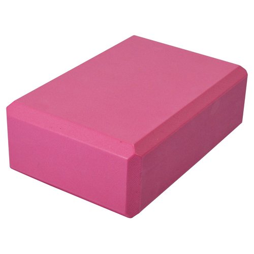 YogaAccessories 3'' Foam Yoga Block - Pink