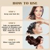 Bupposes Natural Black Hair Color Shampoo for Dark Hair, Hair Dye Shampoo Instant 3 in 1, Hair Dye Shampoo, Hair Instant Dye Shampoo for Men & Women (200cml/black)