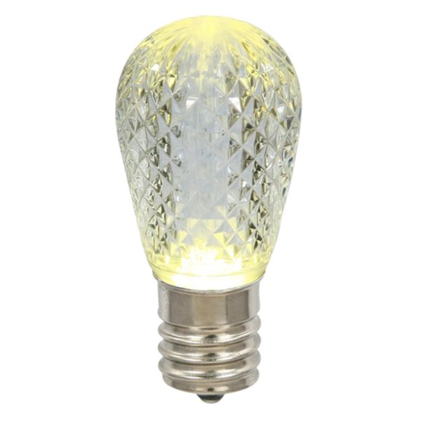 Vickerman Club Pack of 25 LED Warm Clear Replacement Christmas Light Bulbs - E26 Base