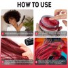 VOLLUCK Red Temporary Hair Dye Wax Natural Instant Hair Color Wax Pomades 4.23 oz,Hair Styling Clay for Party, Cosplay, Halloween,Christmas
