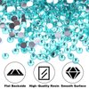 BELICEY 6000Pcs Resin Rhinestones for Crafting 2/3/4/5/6mm Lake Blue Flatback Round Crystal Gems Beads for DIY Nail Art Makeup Crafts Clothes Tumblers Decoration with Tweezers and Picking Pen