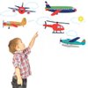 Airplanes and Helicopter Wall Decals Eco-Friendly Reusable Fabric Wall Stickers