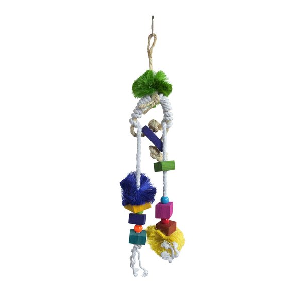 Prevue Pet Products Tropical Teasers Mai Tai Bird Toy, Multicolor