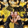 40 Inch Number 2025 Balloons Gold, Giant Foil Mylar Helium Balloons for 2025 New Years Party Decorations New Years Eve Party Supplies Decoracion De Año Nuevo 2025 Graduation | Gold
