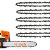 5Pack Stihl Chainsaw Chain 16 Inch Fits Stihl 61PMM355, MS 017, MS 170, MS 171, MS 180 C, Oregon 90PX055G, 3/8” LP Pitch .043” Gauge 55 Drive Links