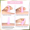 4 Pieces Facial Cupping Chinese Silicone Massage Cup Vacuum Suction Cupping Cup Guasha Tool, 2 Pcs Gua Sha Massage Tool Facial Tool Heart Shape Guasha Scraping Board for Face Eyes Neck Back (Pink)