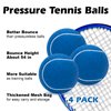 SUNEZLGO Premium 12-Piece Tennis Balls Set, 2.5 Inch Diameter, Durable Thickened Safe Natural Rubber, Multi-Purpose, Ideal Sports Gift