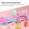 Toyvian Baby Doll Crib Baby Doll Bed Toy Baby Doll Bed Doll Furniture Plastic and Cloth Doll Crib Girls Pretend Play Doll Bed Toy Doll Crib Kids Toy Birthday Gift(Blue), 37X24CM