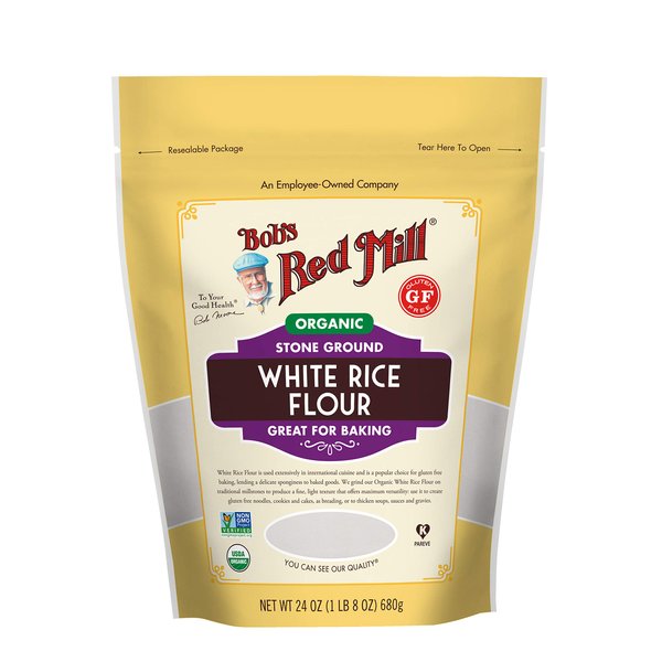 Bob's Red Mill Organic White Rice Flour, 24 Ounce