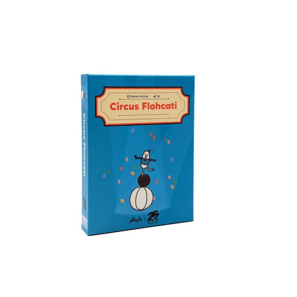 Circus Flohcati - Fun Press Your Luck Card Game by Reiner Knizia for 2 to 5 Players - 25th Century Games