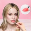 heemeei Silicone Nail Powder Applicator Brush, 10Pcs Reusable Silicone lip Brush Nail Art Brushes for Manicure Holographic Chrome Mirror Glitter Powder Pigment Lipstick Eyeshadow Makeup(Red)…